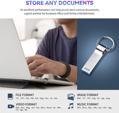 16GB to 128GB Metal USB Flash Drive