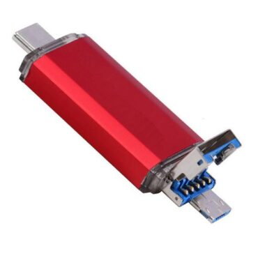 3 in 1 OTG Swivel USB Flash Drive 