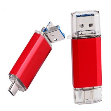 3 in 1 OTG Swivel USB Flash Drive 