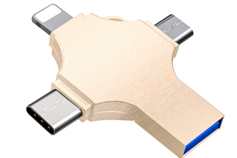 4 in 1 Multi-function OTG USB Flash Drive Type-C 2GB to 256GB for Phone & PC, USB 3.0 Pendrive (5) 4 in 1 OTG USB Flash Drive