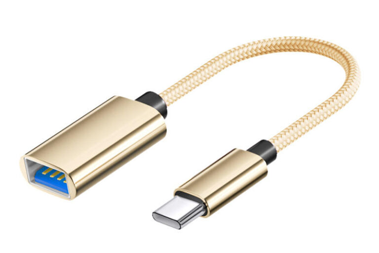 Aluminum Alloy Type C USB OTG Adapter Cable for Smartphones and Tablets (3) Alloy Type C USB OTG Adapter Cable