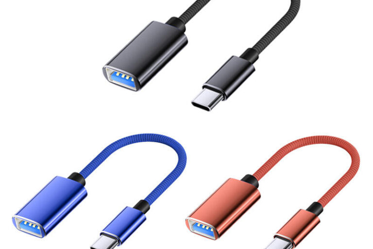 Aluminum Alloy Type C USB OTG Adapter Cable for Smartphones and Tablets (5) Alloy Type C USB OTG Adapter Cable