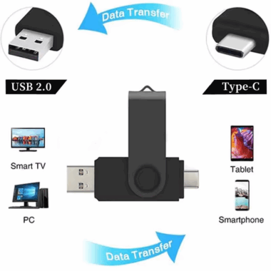 OTG Swivel USB Flash Drive 2.0