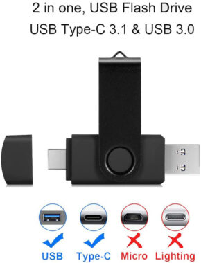 GITRA Swivel USB C Flash Drive