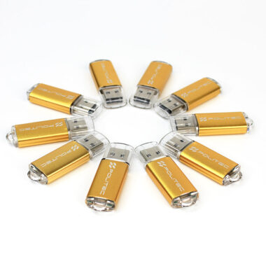 Compact Metal USB Flash Drive 16GB–64GB with Custom Logo
