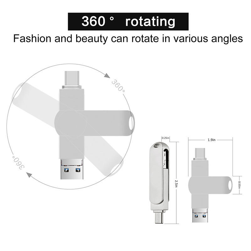 3 in 1 OTG USB 3.0 Flash Drive