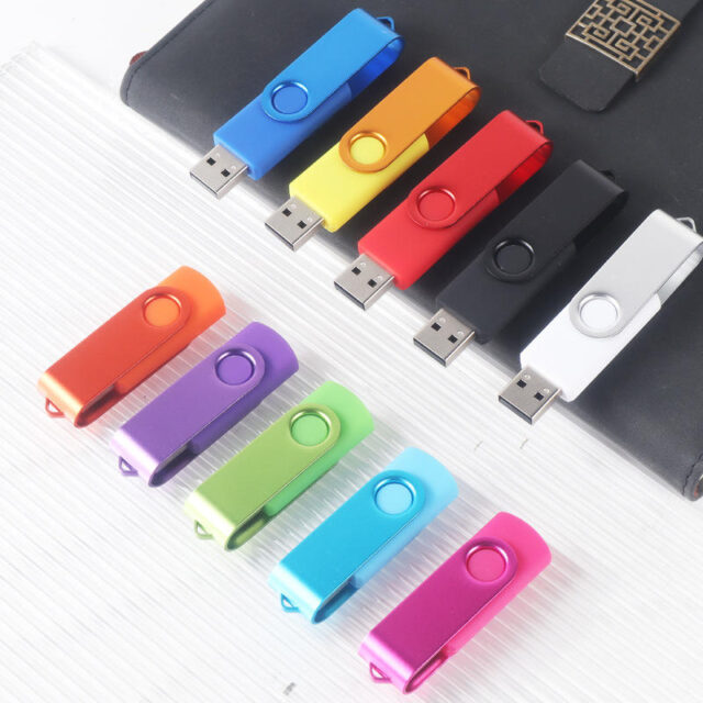 Promotional Metal Swivel USB Flash Drive