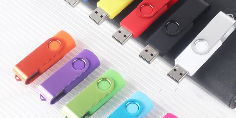 Promotional Metal Swivel USB Flash Drive