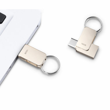 Mini Metal Swivel USB Type