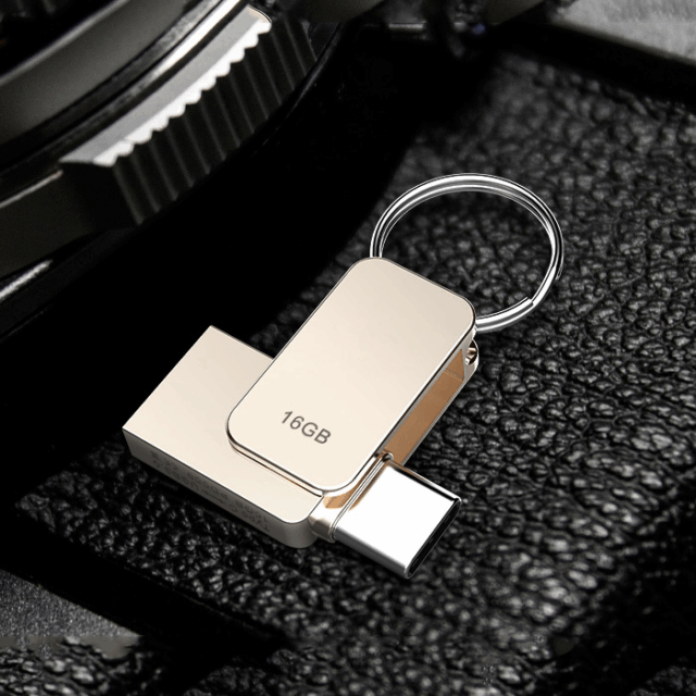 Mini Metal Swivel USB Type