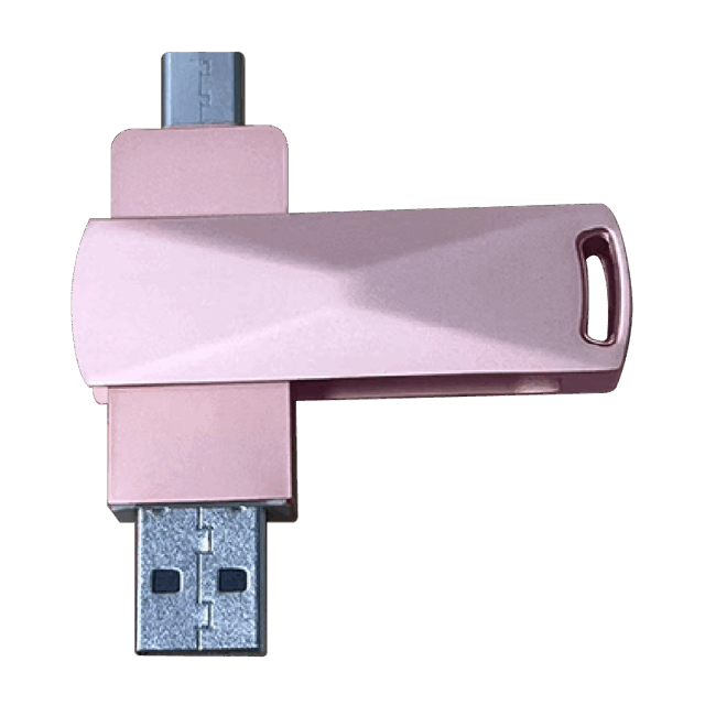 USB 3.0 OTG Swivel Flash Drive