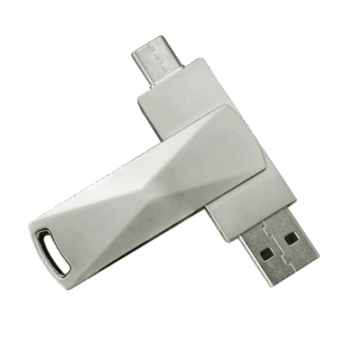 USB 3.0 OTG Swivel Flash Drive