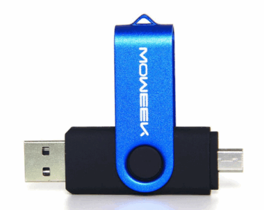Dual-port OTG USB flash drive
