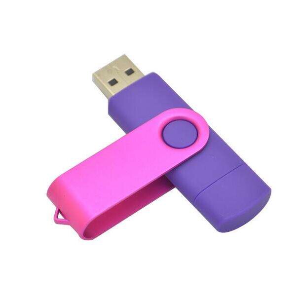 Dual-port OTG USB flash drive