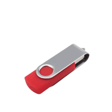 Metal rotating USB flash drive