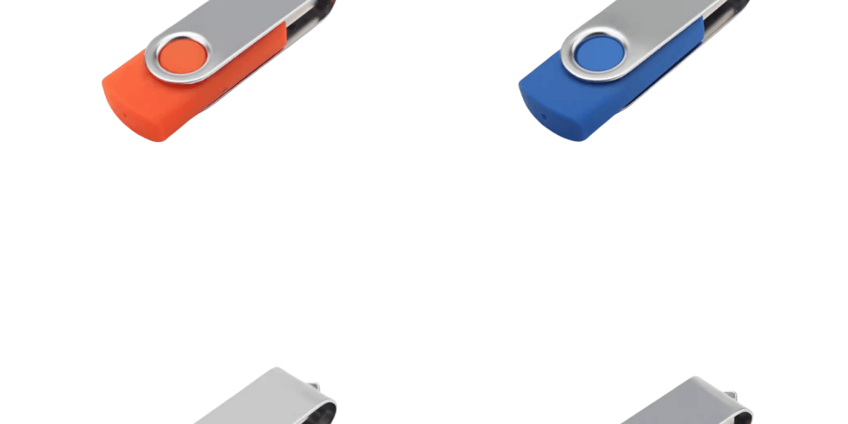 Metal rotating USB flash drive