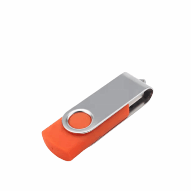 Metal rotating USB flash drive