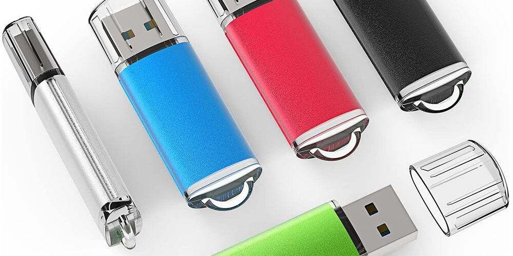 USB flash drive with engraved logo