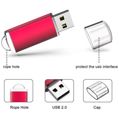 USB flash drive with engraved logo