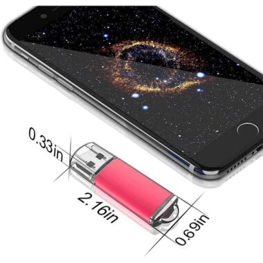 USB flash drive with engraved logo