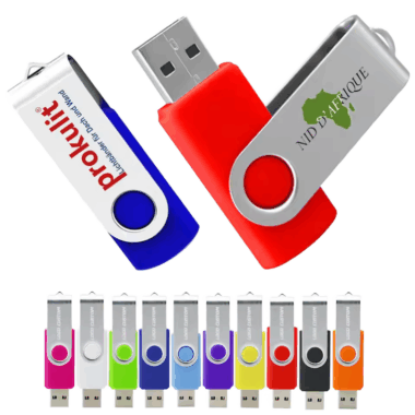 USB 2.0 rotary metal flash drive