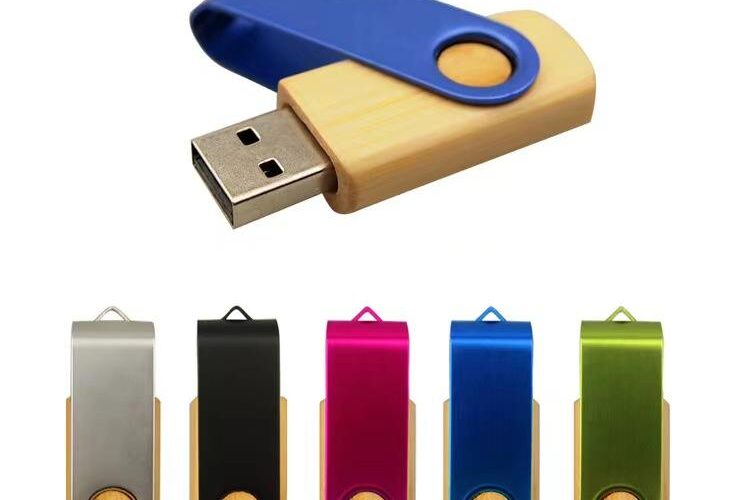 USB 2.0 rotary metal flash drive